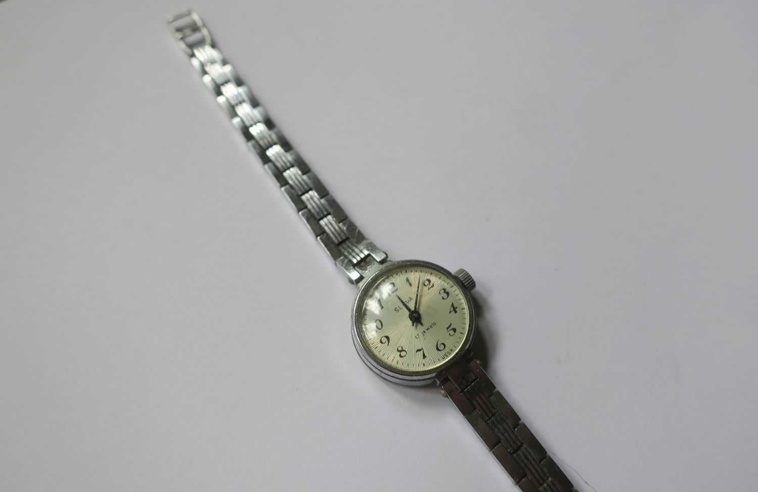 Stary historyczny zegarek Slava 17 Jewels USSR