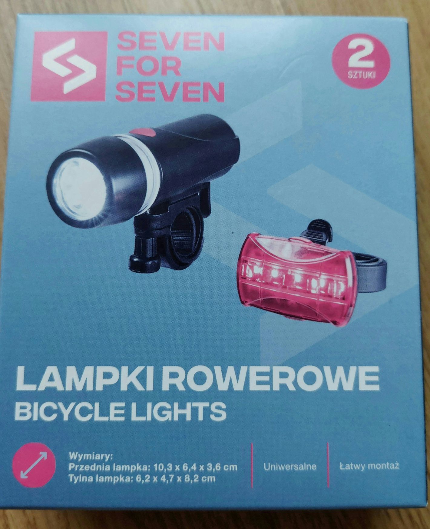 Nowe Lampki rowerowe Seven for Seven