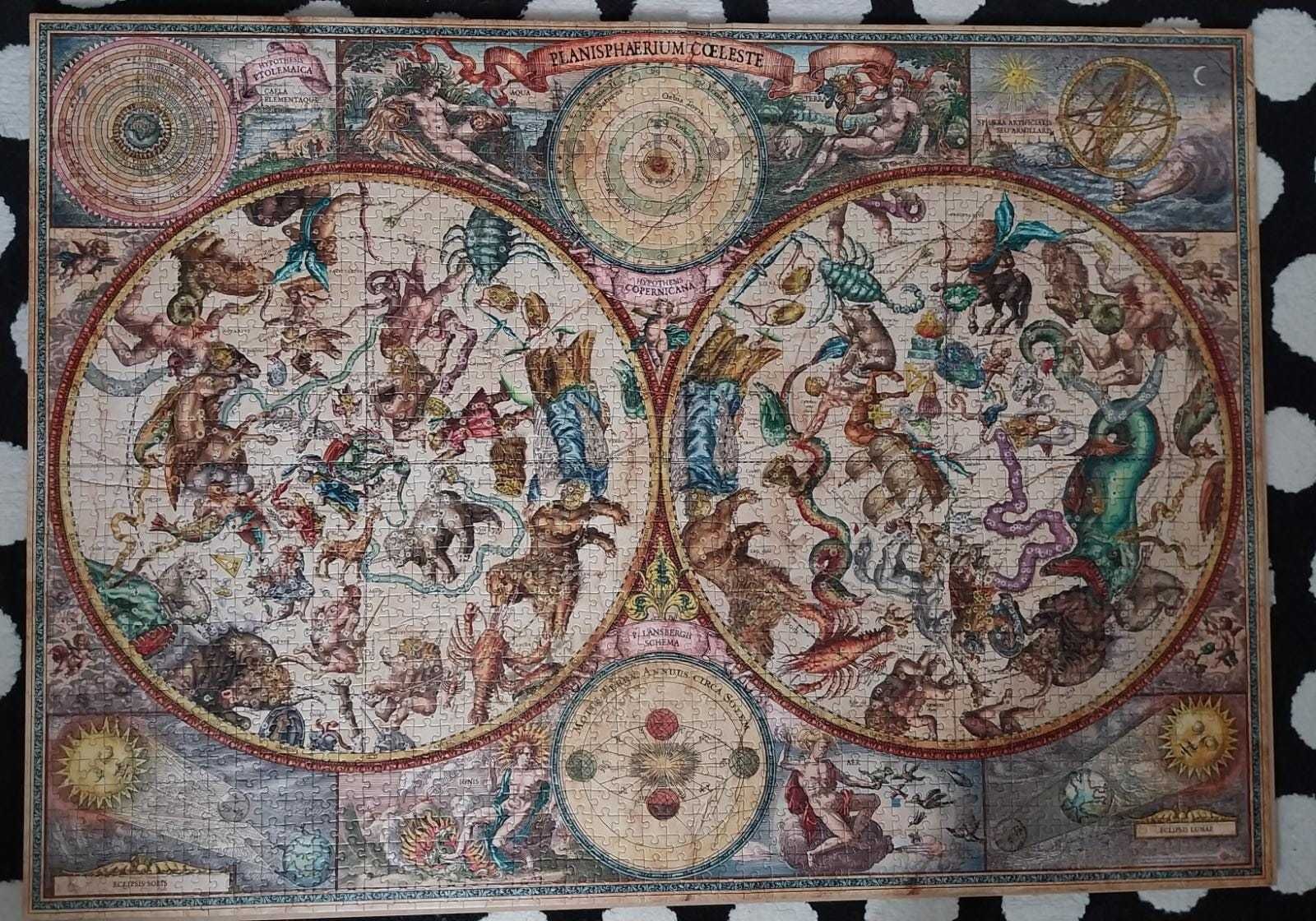 CELESTIAL MAP 2000 peças - Puzzle Heye Completo