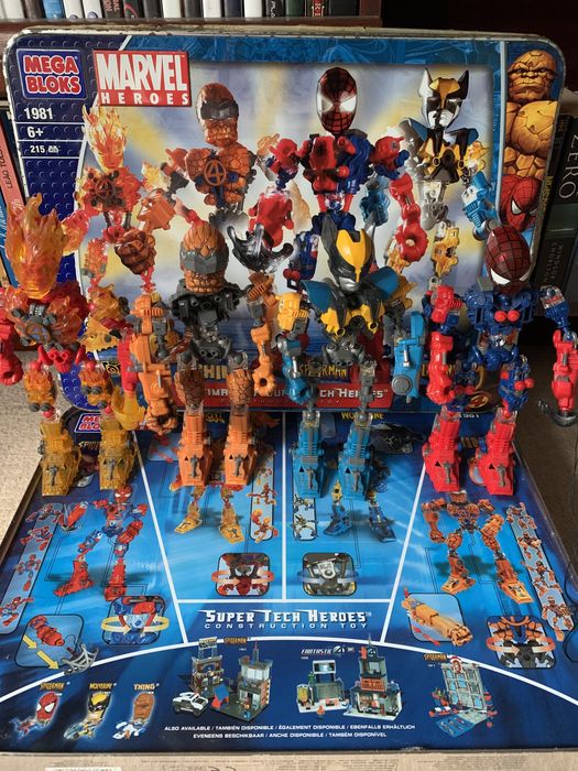 Mega Bloks 1981: Marvel Heroes c/ Caixa Original