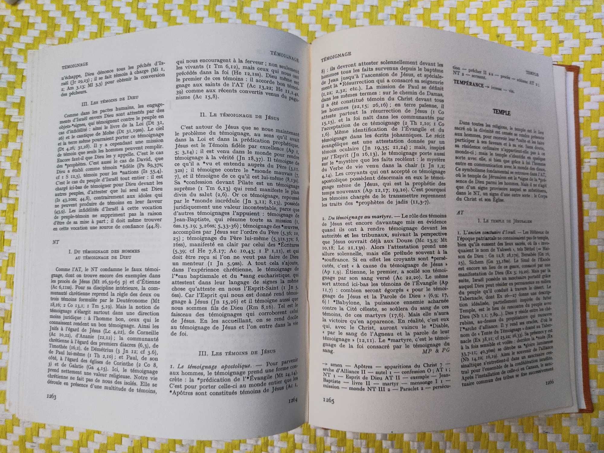 Vocabulaire de Theologie Biblique –
Les Éditions du Cerf