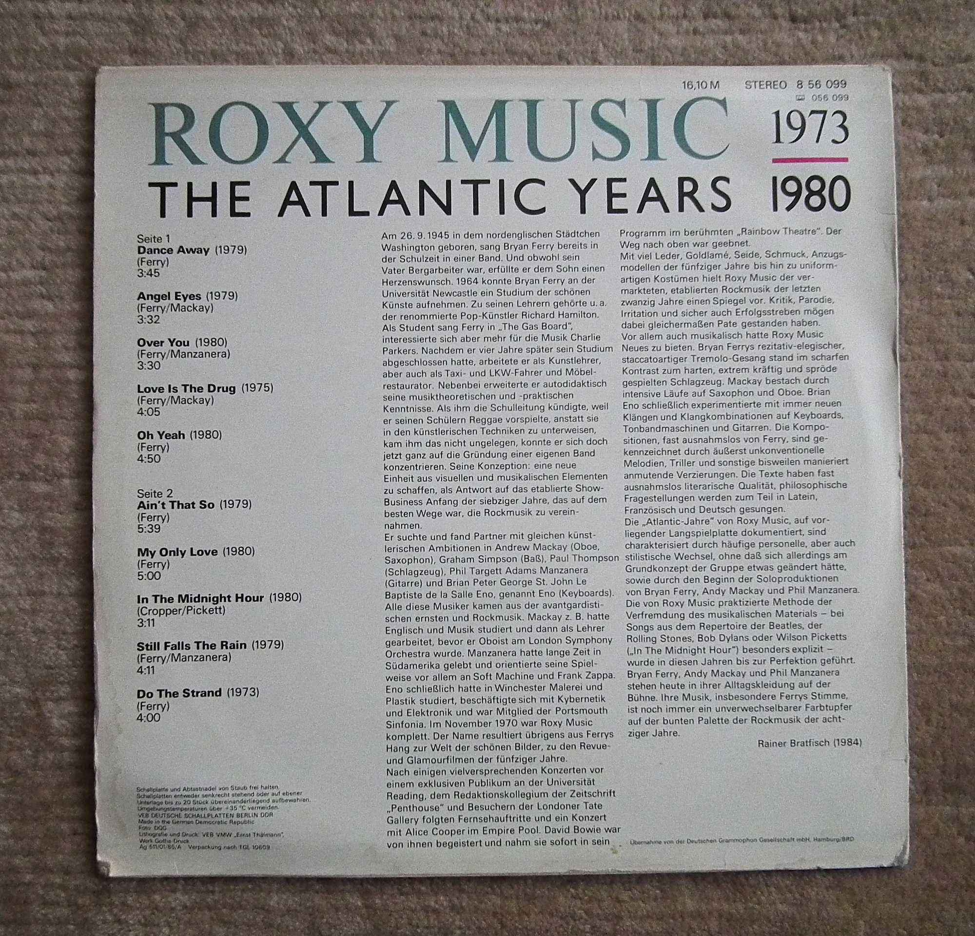 Płyta winylowa Roxy Music