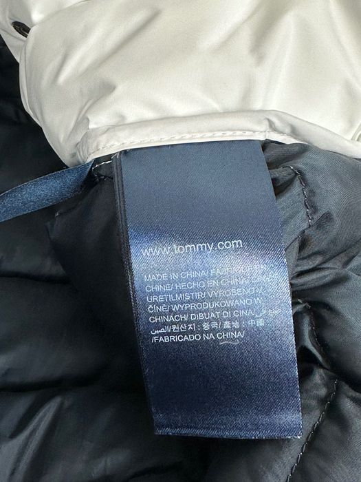 Pikowana kurtka puchowa Tommy hilfiger