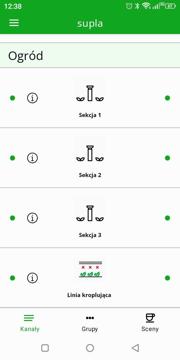 Sterownik do nawadniania WiFi SONOFF Supla konfiguracja