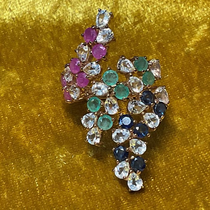 Anel senhora longo 4 cm prata 925 tama,15 m