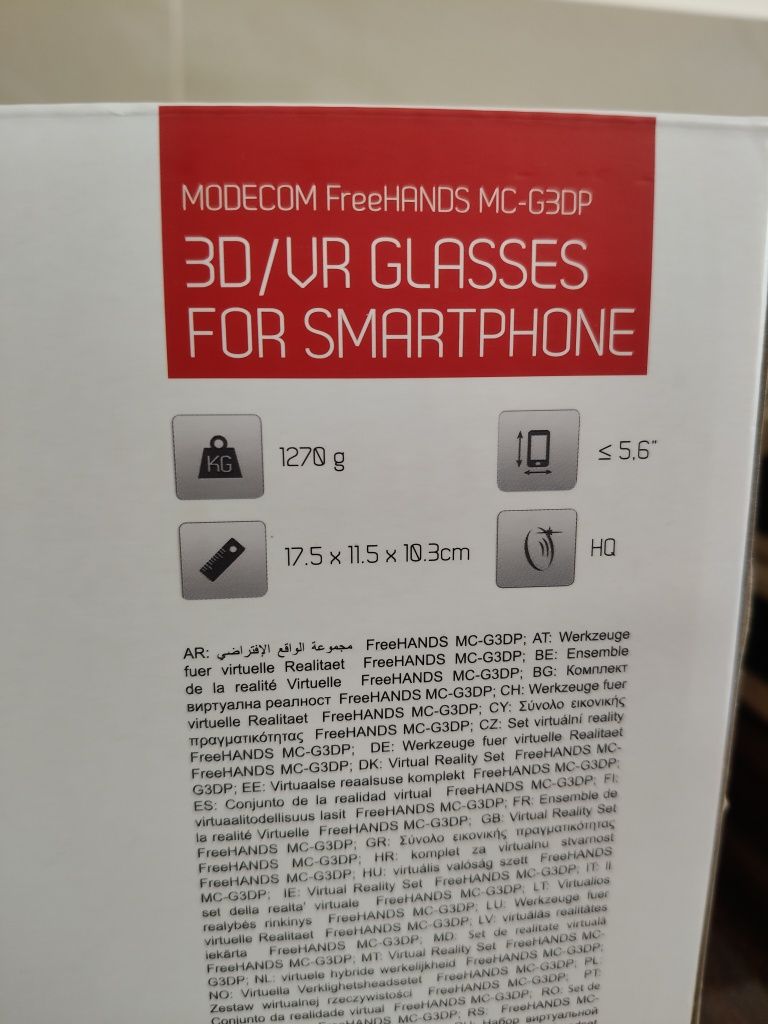 Modecom okulary 3D/VR glasses for smartphone