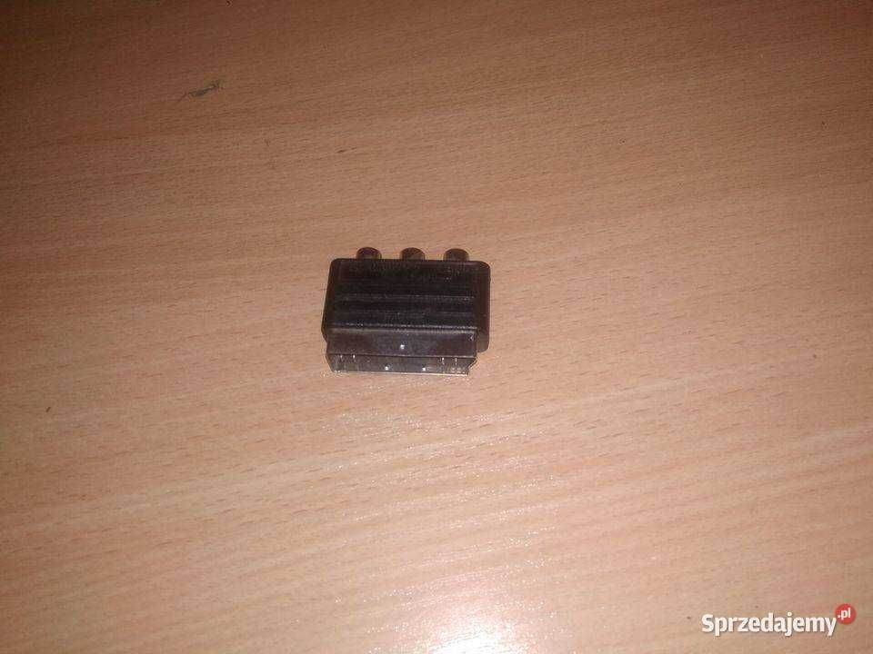 Adapter złączeeuro scart na ciche