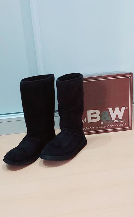 Botas pretas "B&W: