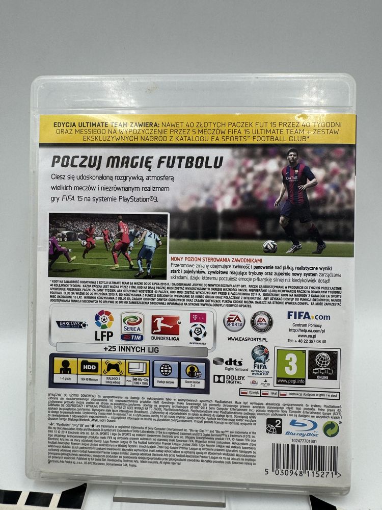Fifa 15 Ps3 Gwarancja