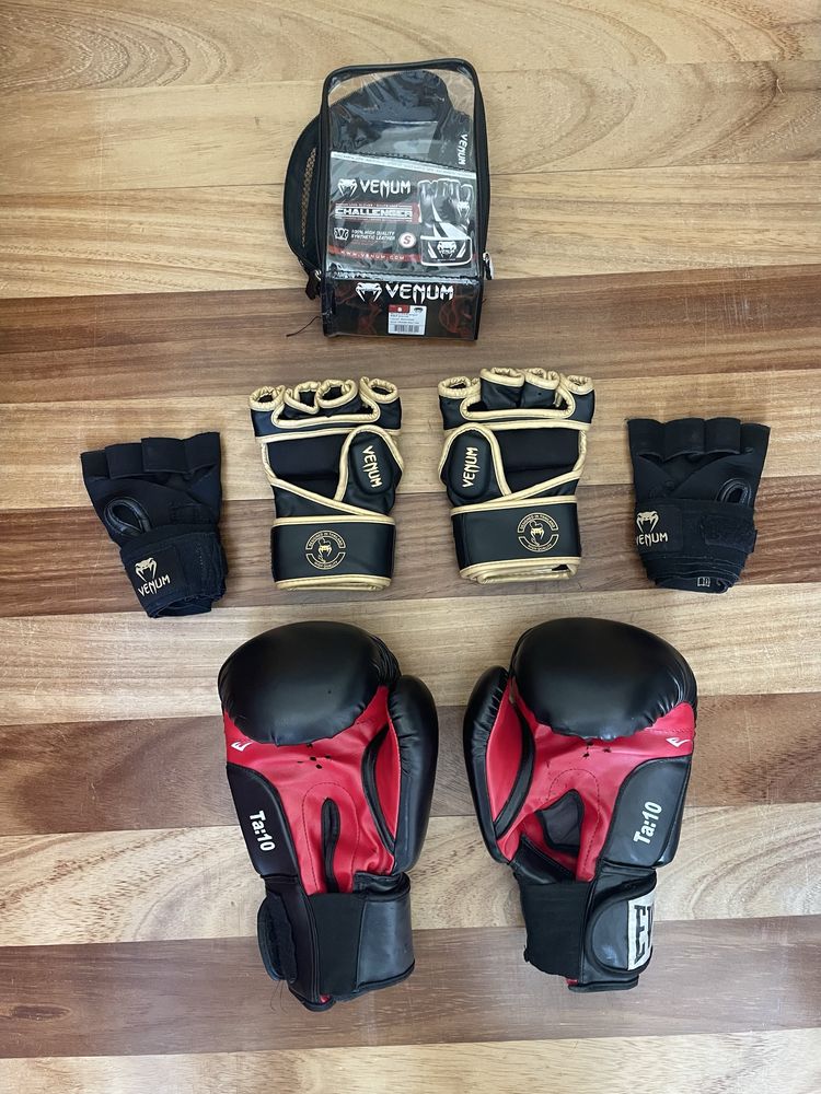 Luvas MMA Venum Challenger 2.0 + Oferta De Ligaduras e Luvas de boxe