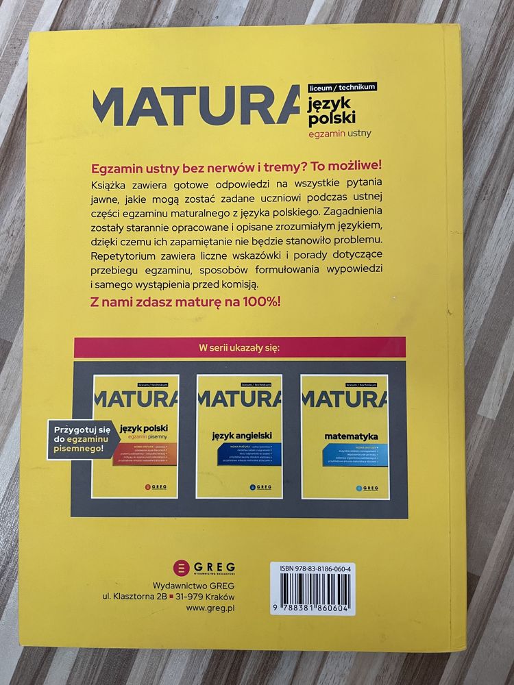 Matura ustna język polski