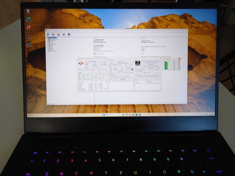 Razer Blade 14, Ryzen 9 5900HX, RTX 3080, 16GB, 1TB NVMe, QHD 165 Hz