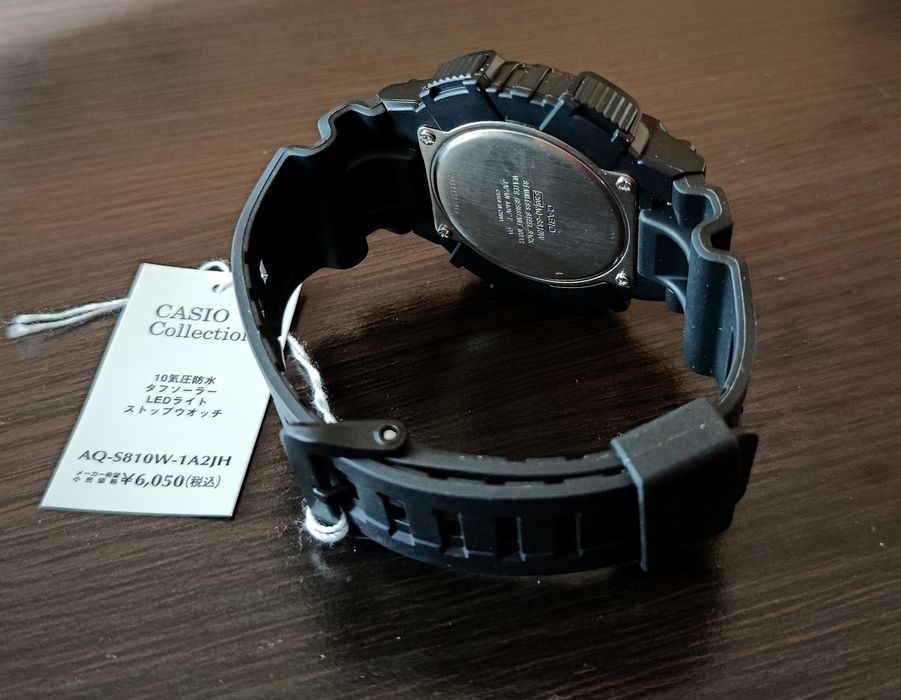 CASIO AQ-S810W Tough Solar Часы на солнечной батарее