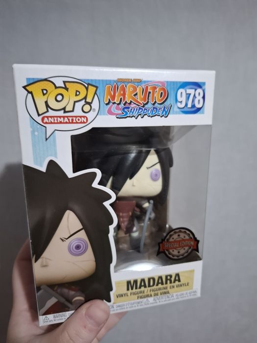 Funko pop Madara Uchiha 978 naruto + protektor funko