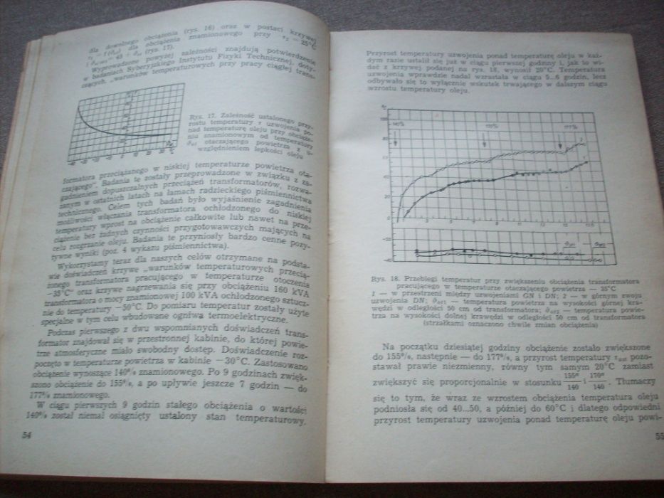 Obciążalność transformatorów energetycznych, L.M. Sznicer, 1956.