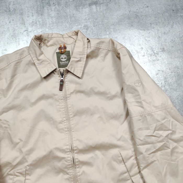 MĘSKA Lekka Kurtka Elegancka PREMIUM Harington Timberland Haft Logo