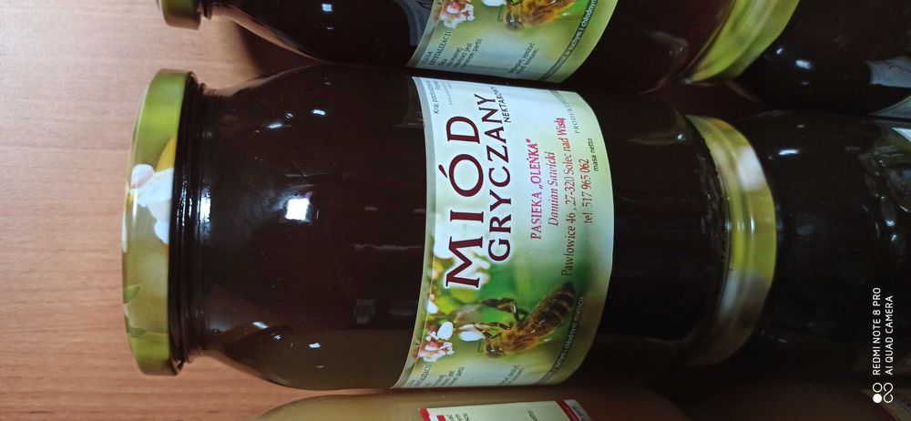Miód naturalny z własnej pasieki