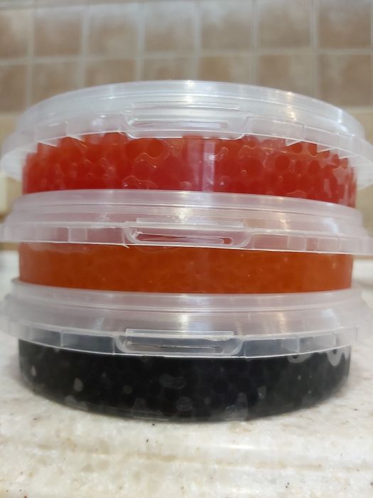 Ікра лососева, Осетрова Икра красная, щучья, чёрная