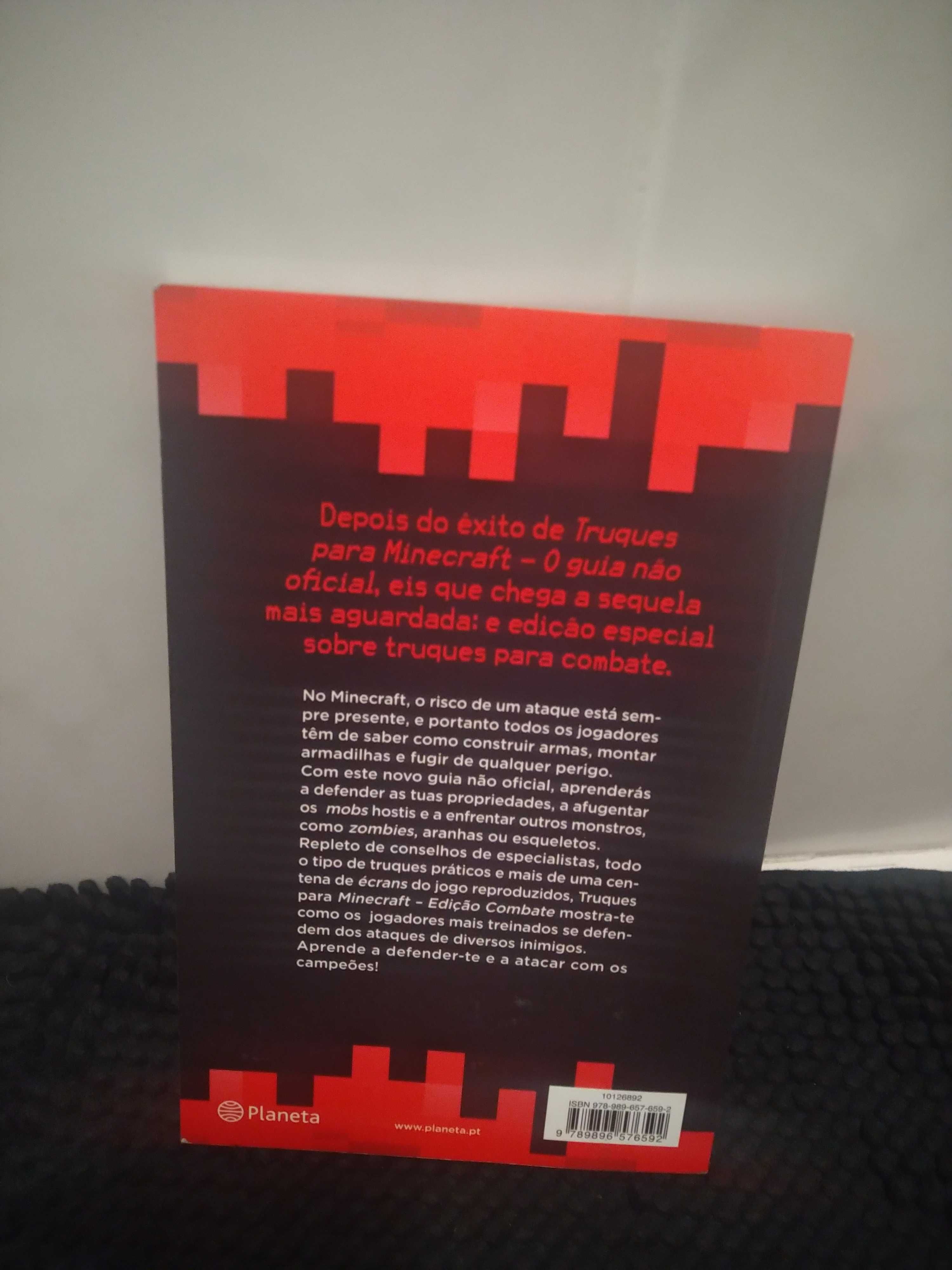 4 livros sobre minecraft oficiais novos