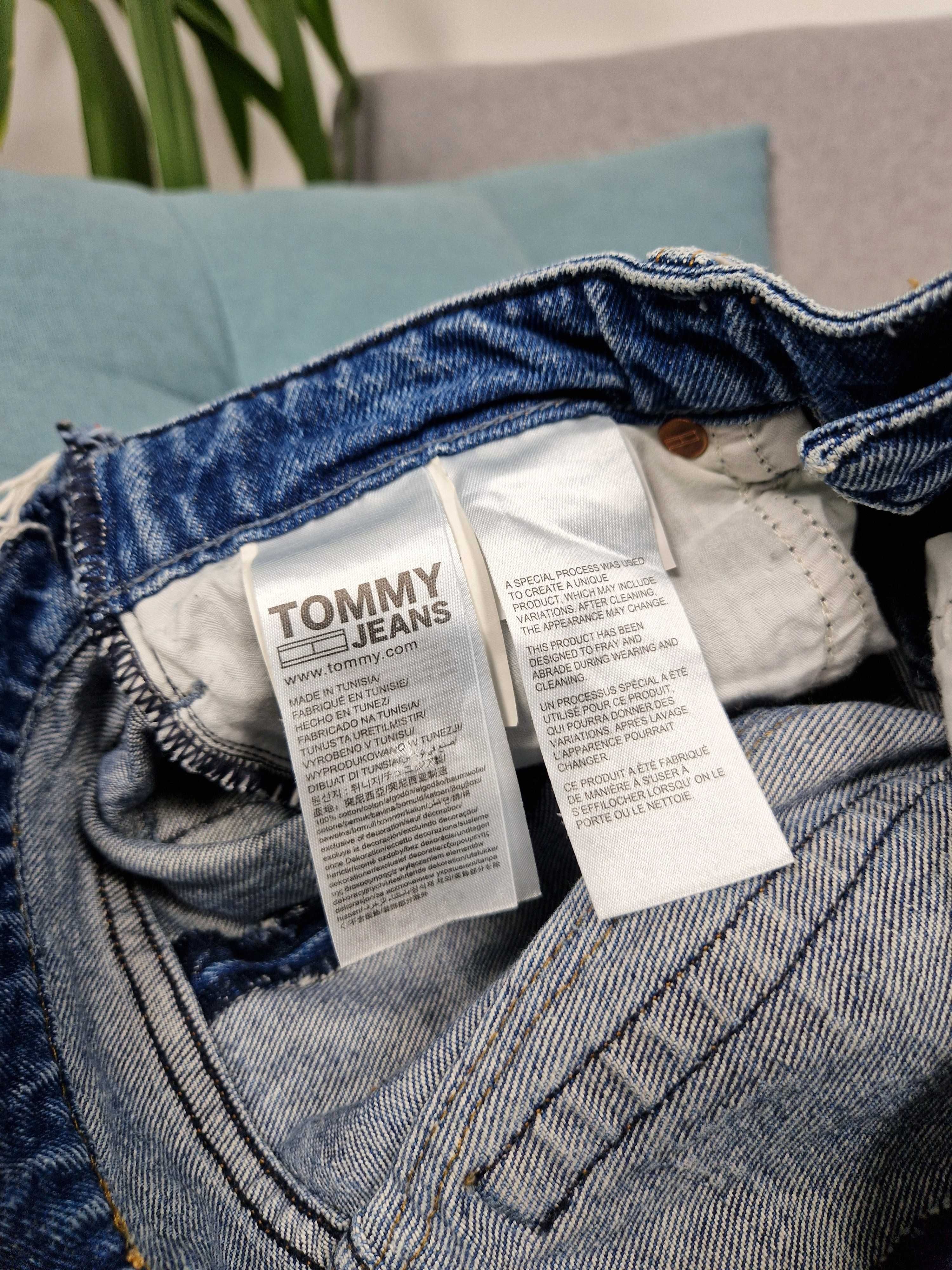 Tommy Hilfiger Jeans High Rise Straight spodnie damskie proste W27 L32