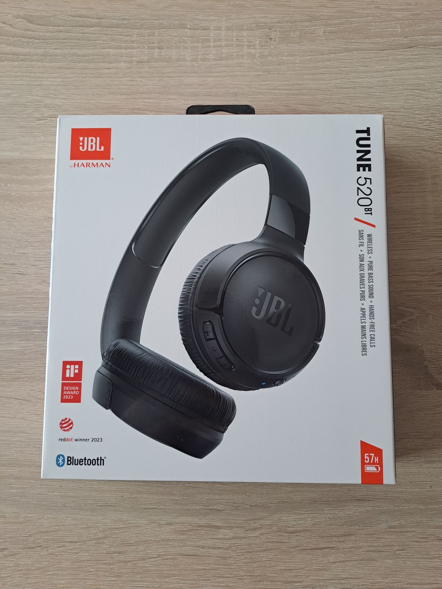 Słuchawki bezprzewodowe JBL tune 520 bt