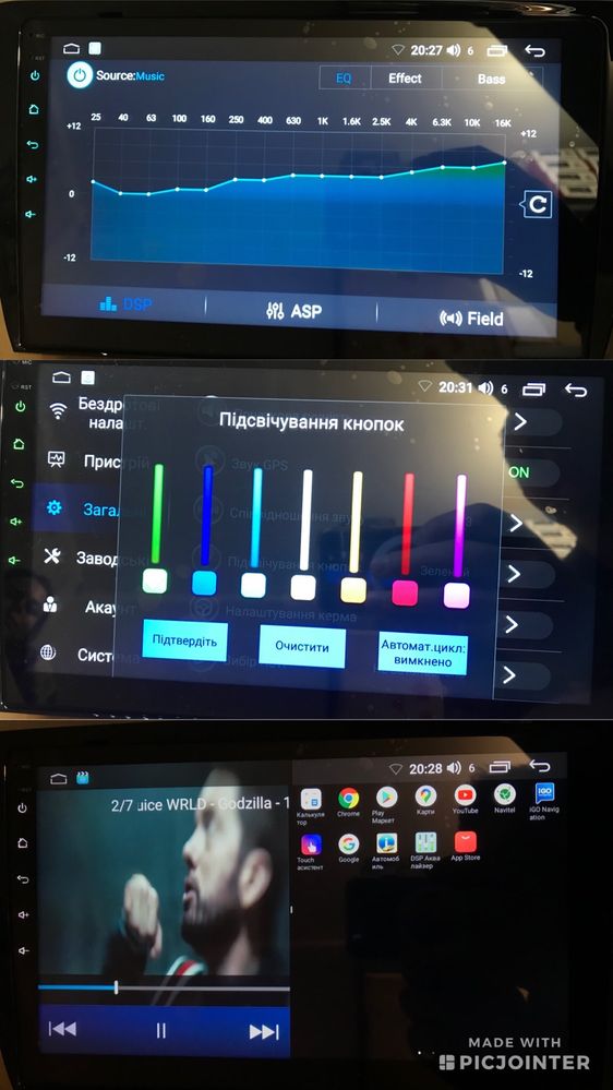 Магнітола MITSUBISHI LANCER 10 X 2/32gb Android CarPlay GPS WIFI