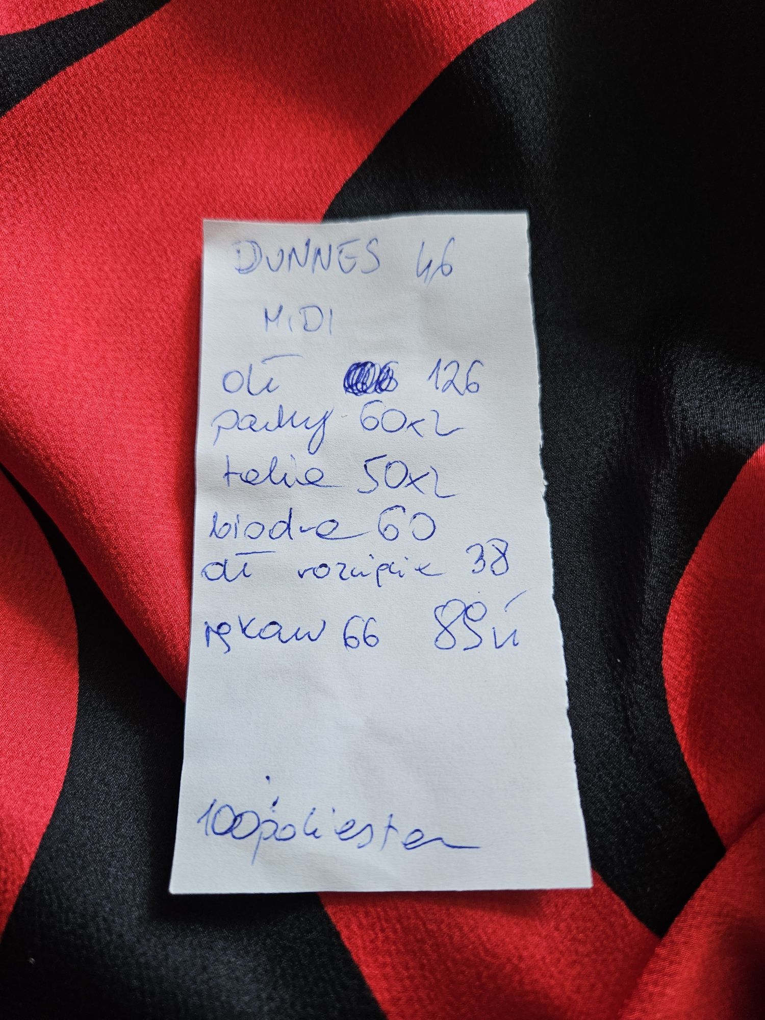 Dunnes sukienka midi wzorek r 46