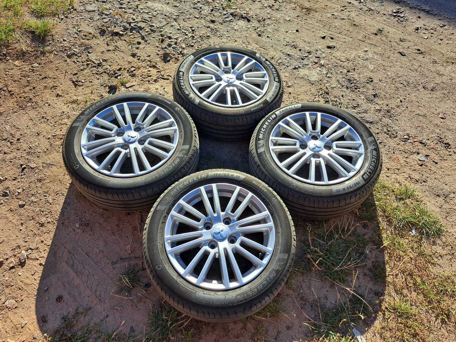 Диски Mitsubishi 4 × 114.3 16" + шины Michelin Primacy 4 195/55 R16