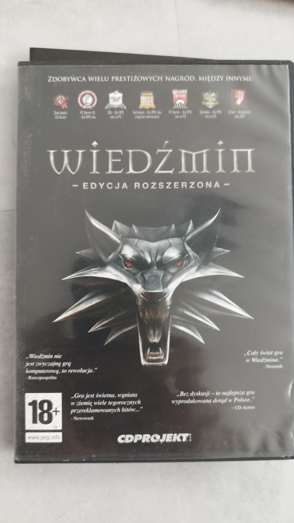 Wiedźmin Edycja rozszerzona kolekcjonerska + mapa + klucz
