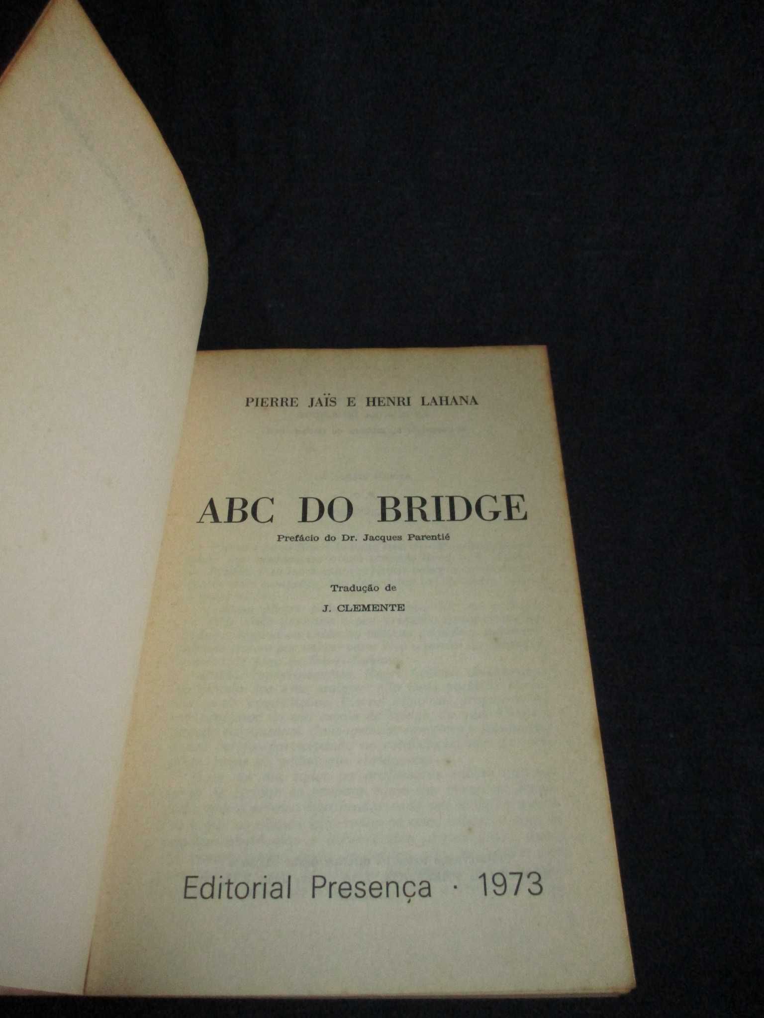 Livro ABC do Bridge Pierre Jaïs e Henri Lahana