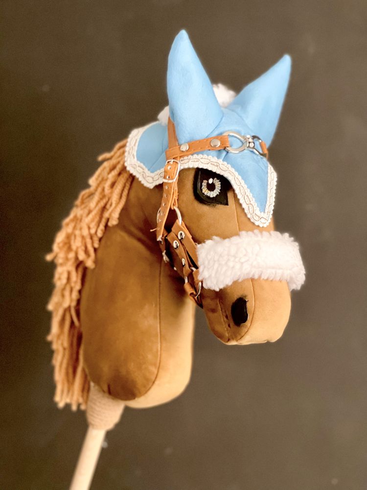 Littlehorses - Błękitne nauszniki dla Hobby Horse
