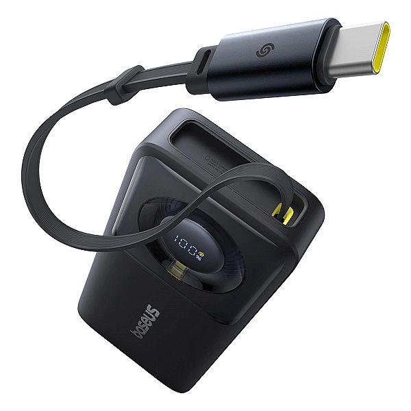 Powerbank Baseus Free2Pull 10000mAh 30W z portem USB-C i rozwijanym ka
