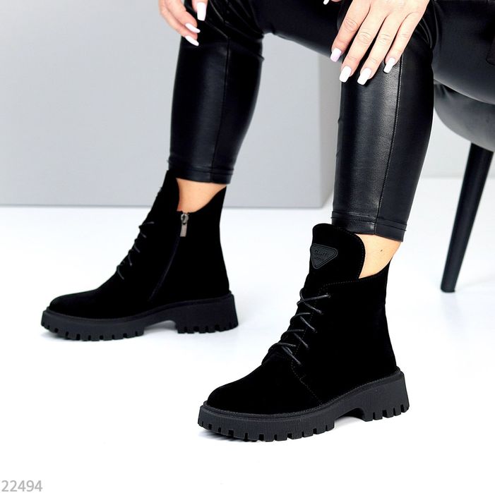 Черевики жіночі з натуральної замші демісизон