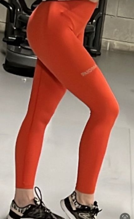 Legginsy sportowe GYM GLAMOUR Push-Up coral XS