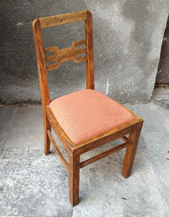 4 KRZESŁA ART DECO - krzesło artdeco , lata 30 stare antyk
