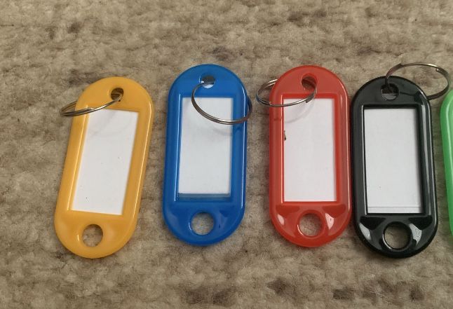 Бирка для ключів 49*22 мм.