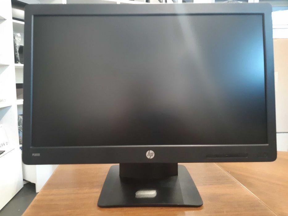 Tani Monitor HP 20" VGA Display Port Do Monitoringu Pracy Domu Faktura