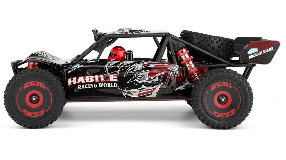 Carro RC Buggy XKS Wltoys 124016 Brushless 4x4 1:12 75Km/h