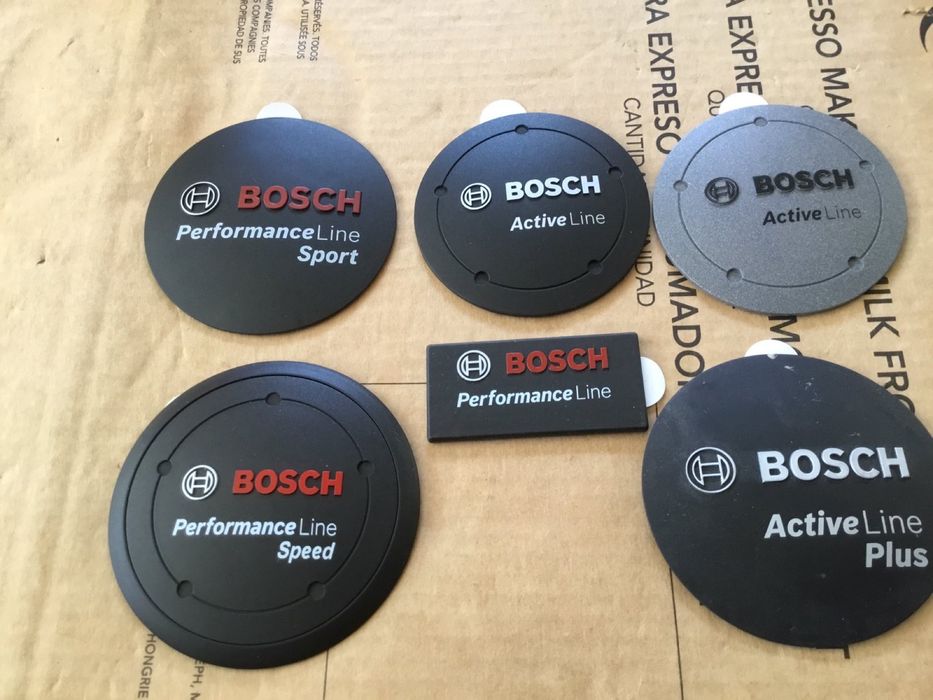 Наклейка BOSCH на мотор велосипеда
