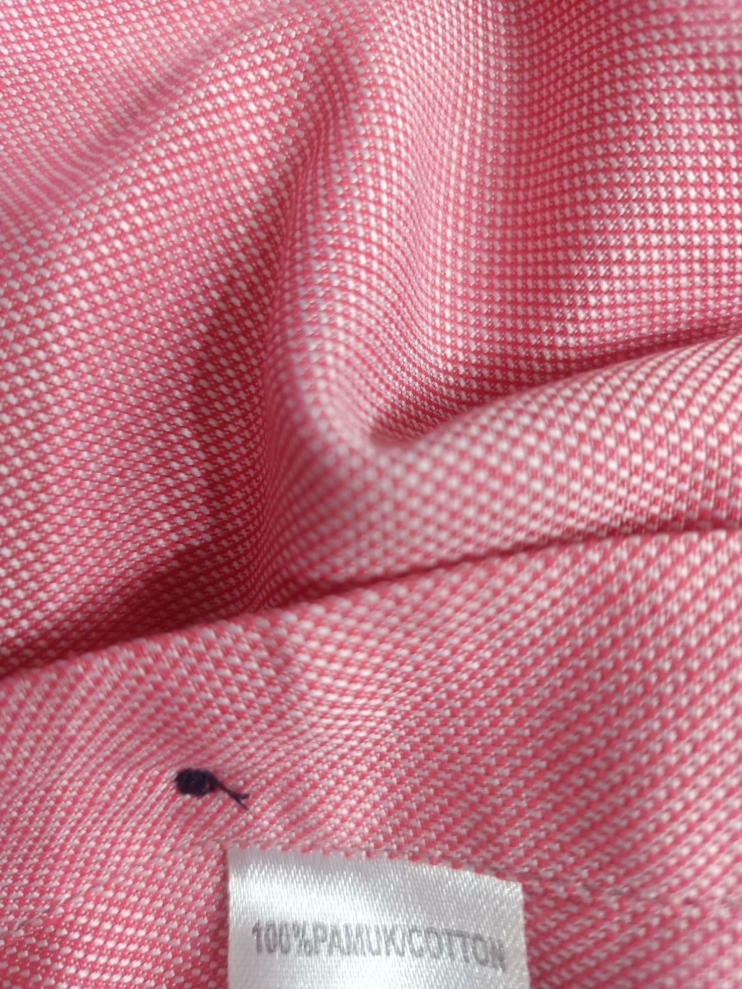 Koszula różowa bawełna Ralph Lauren rozmiar S