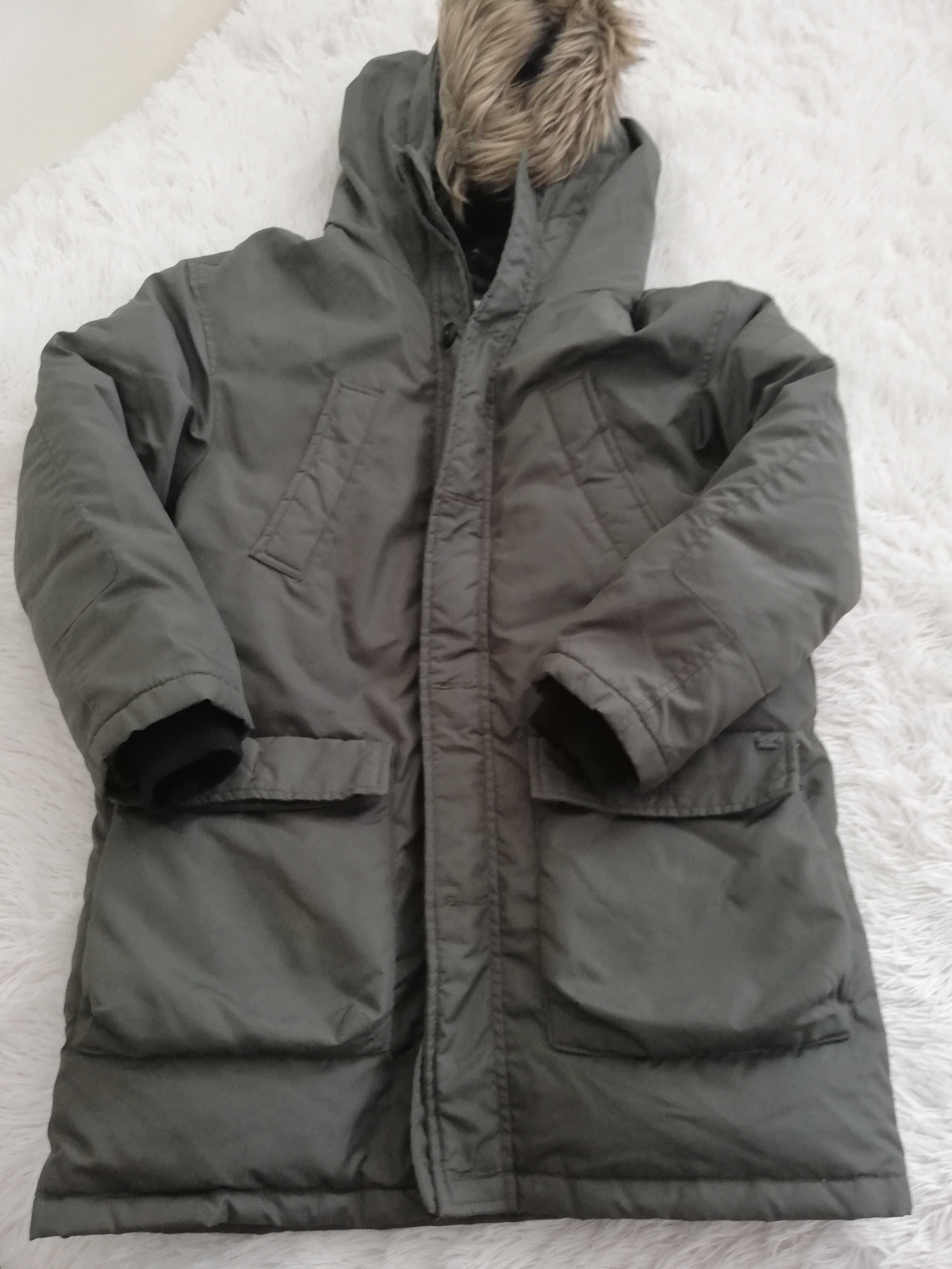 kurtka puchowa Zara 152 158 parka Zara 152 158  11 12 lat