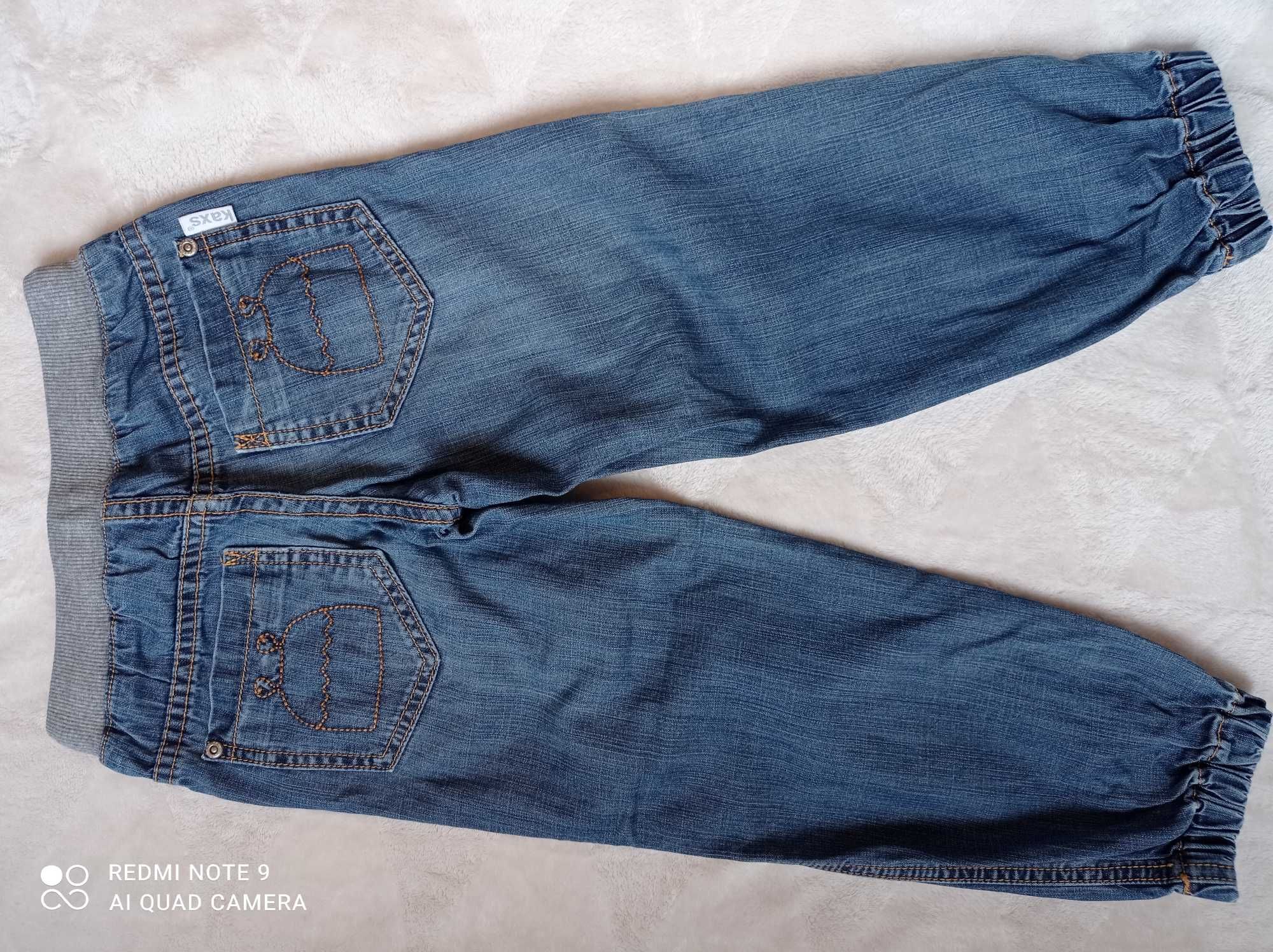 Spodnie jeansowe Jeansy chłopięce dla chłopca rozm.110 KappAhl