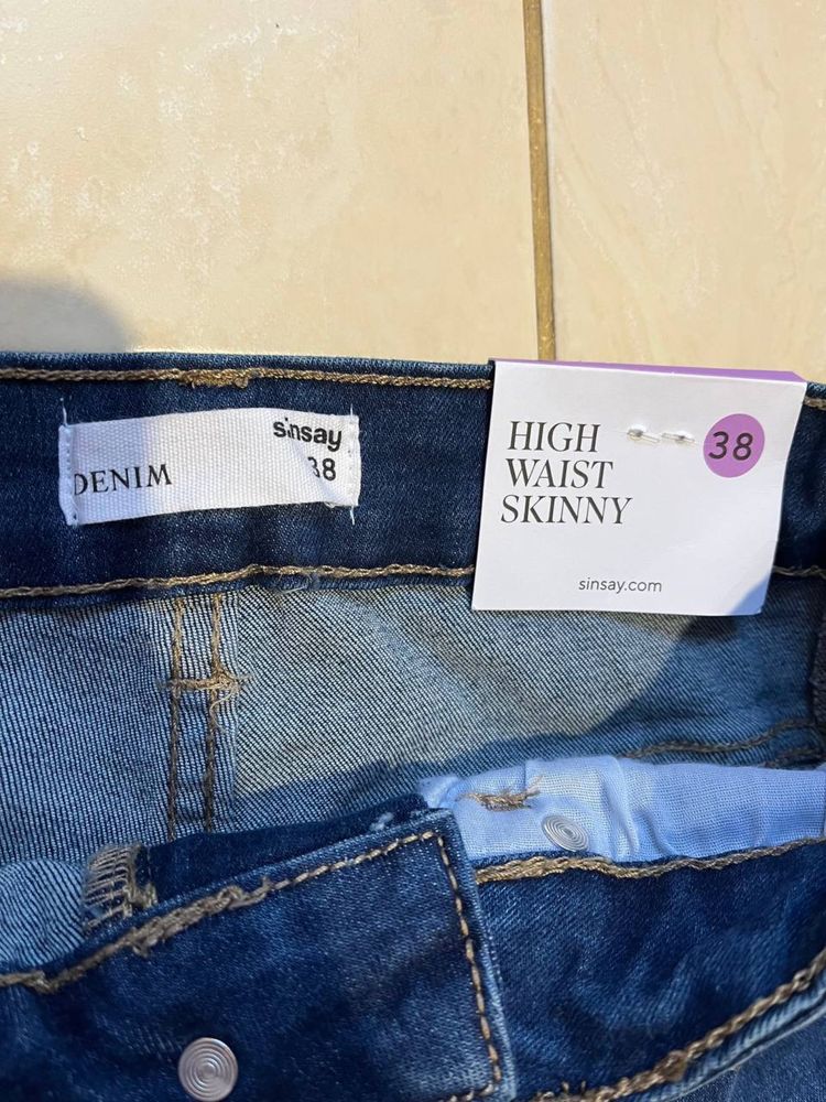 Нові джинси висока посадка скіні skinny jeans Sinsay