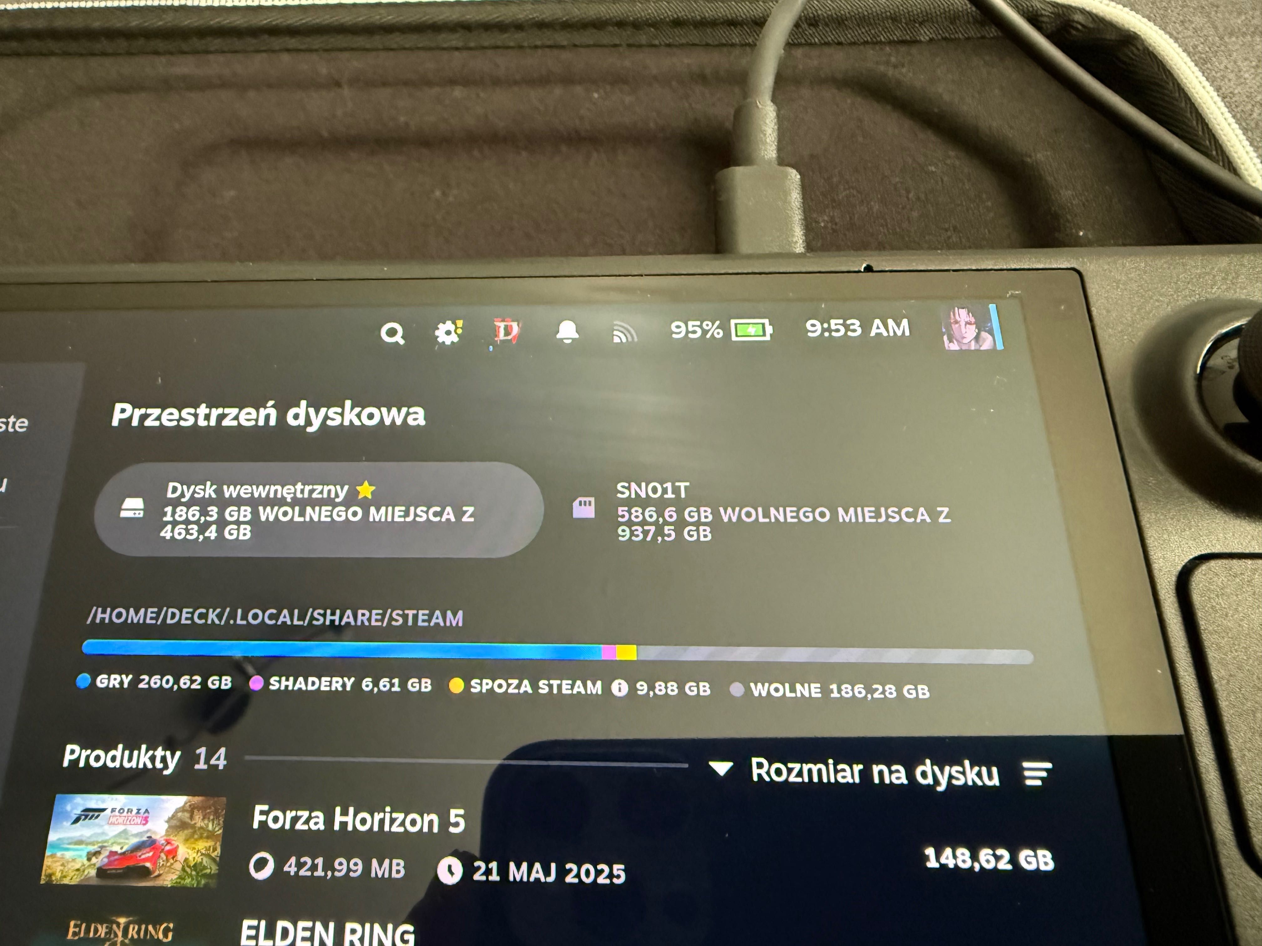Steam Deck OLED 512 GB / Karta 1TB / Stacja Dokująca Razer