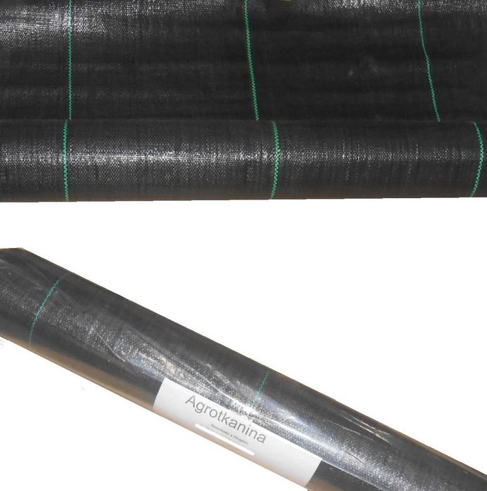 Agrotkanina mata 1,6x100m czarna gruba 90g filtr UV