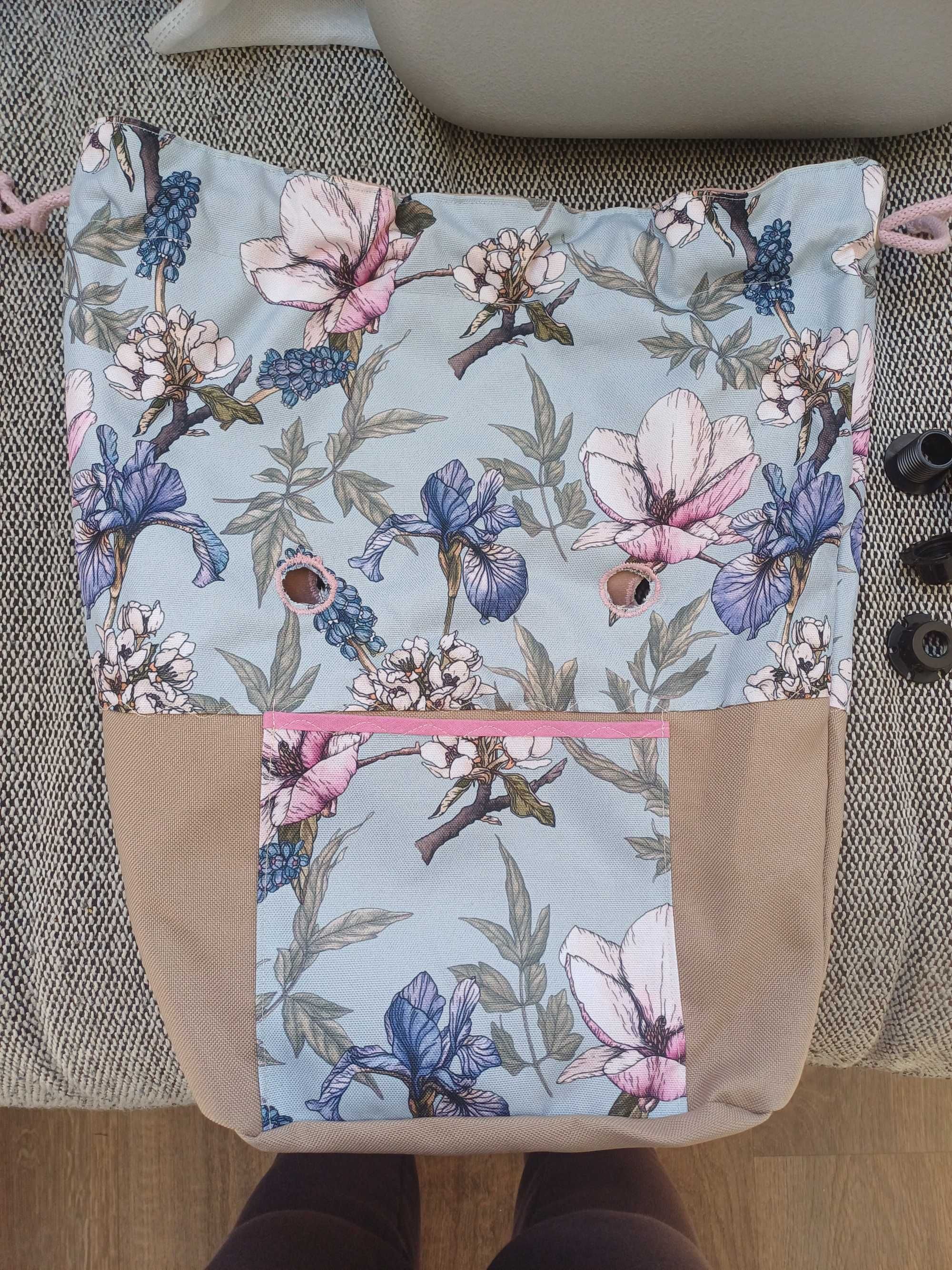 Obag O bag Mini Body Grigio Chiaro Duży Zestaw
