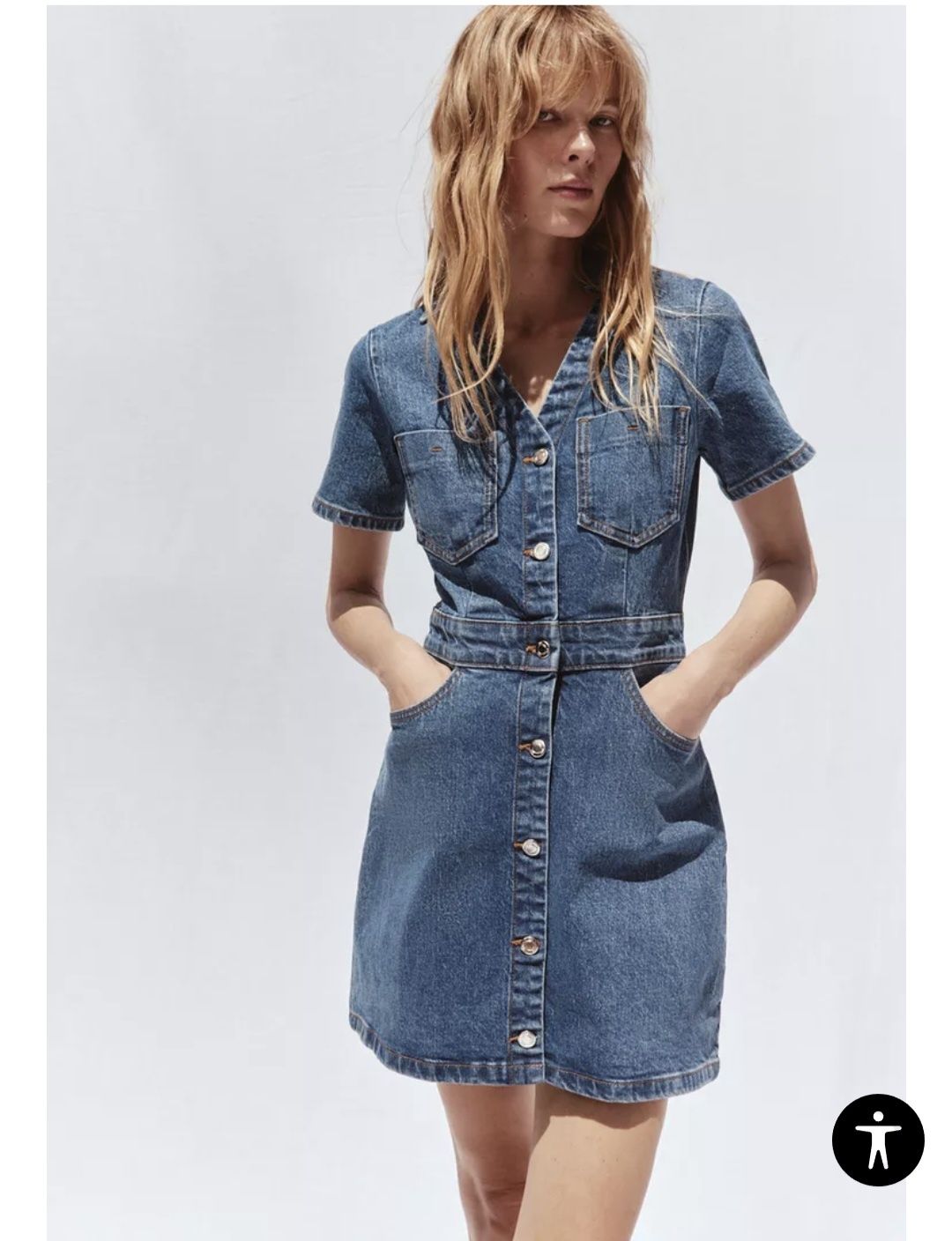 Джинсова сукня Zara