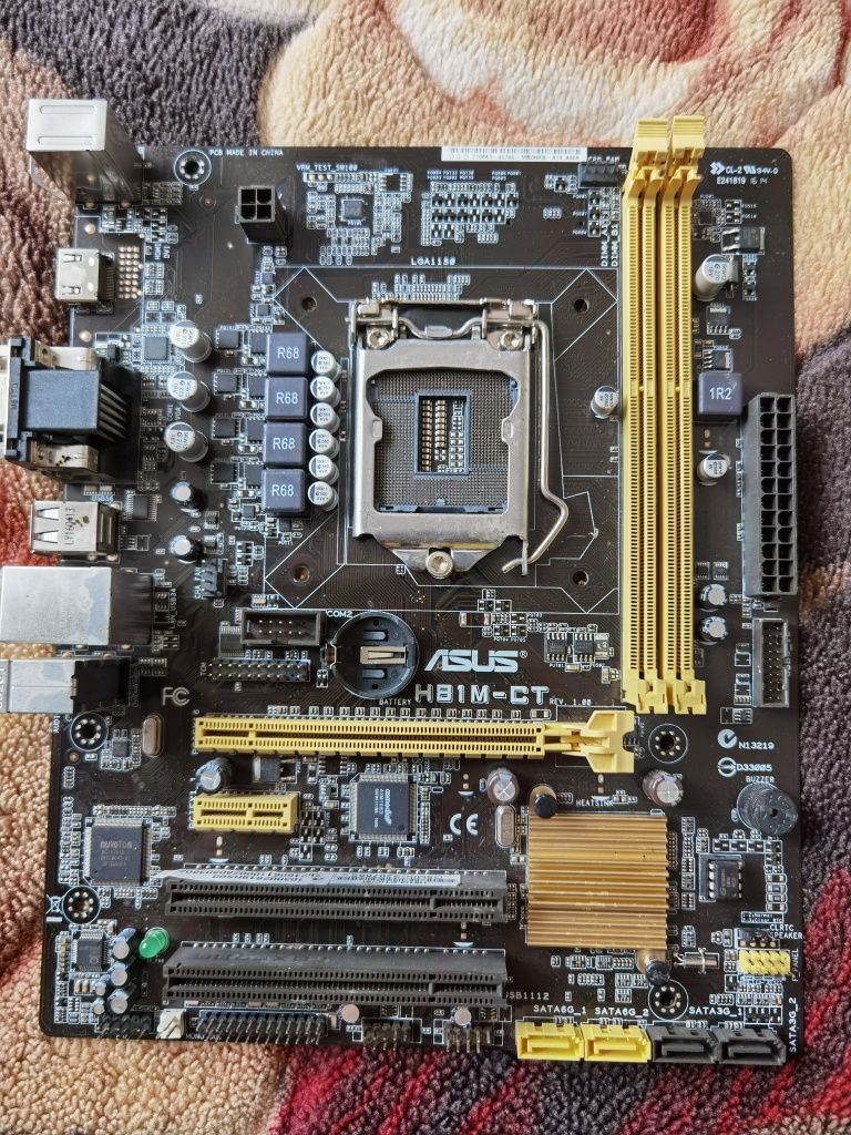 Asus h81m-ct на запчастини lga1150 DDR3