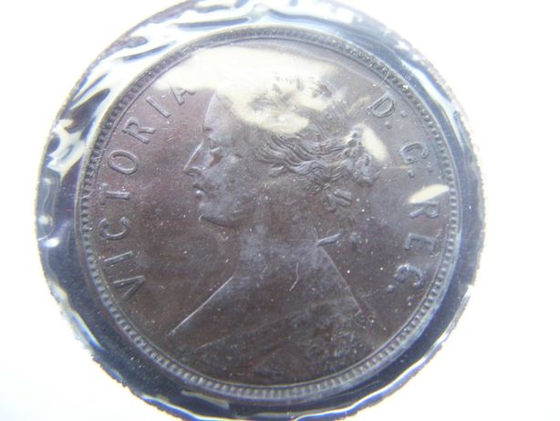 Stare monety 1 cent 1896 Nowa Funlandia