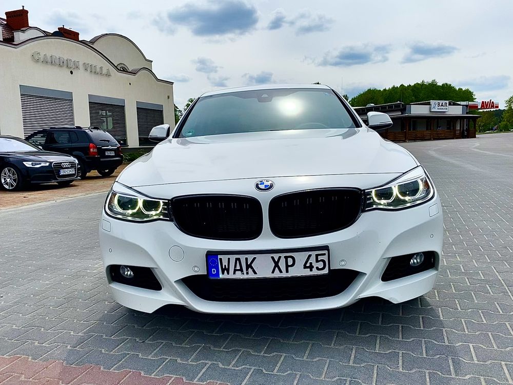 Wynajem Auta do Ślubu Białe BMW GT F34 Mpakiet! Ślub Wesele